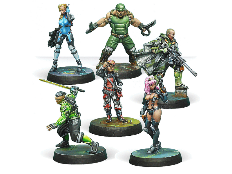 Infinity NA2 Outrage Characters Pack Miniature Game Figures By Corvus Belli