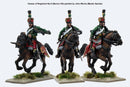 Napoleonic Austrian Hussars 1805 - 1815, 28 mm Scale Model Plastic Figures Regiment No 5