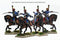 Napoleonic Austrian Hussars 1805 - 1815, 28 mm Scale Model Plastic Figures Painted Example Regiment No 2