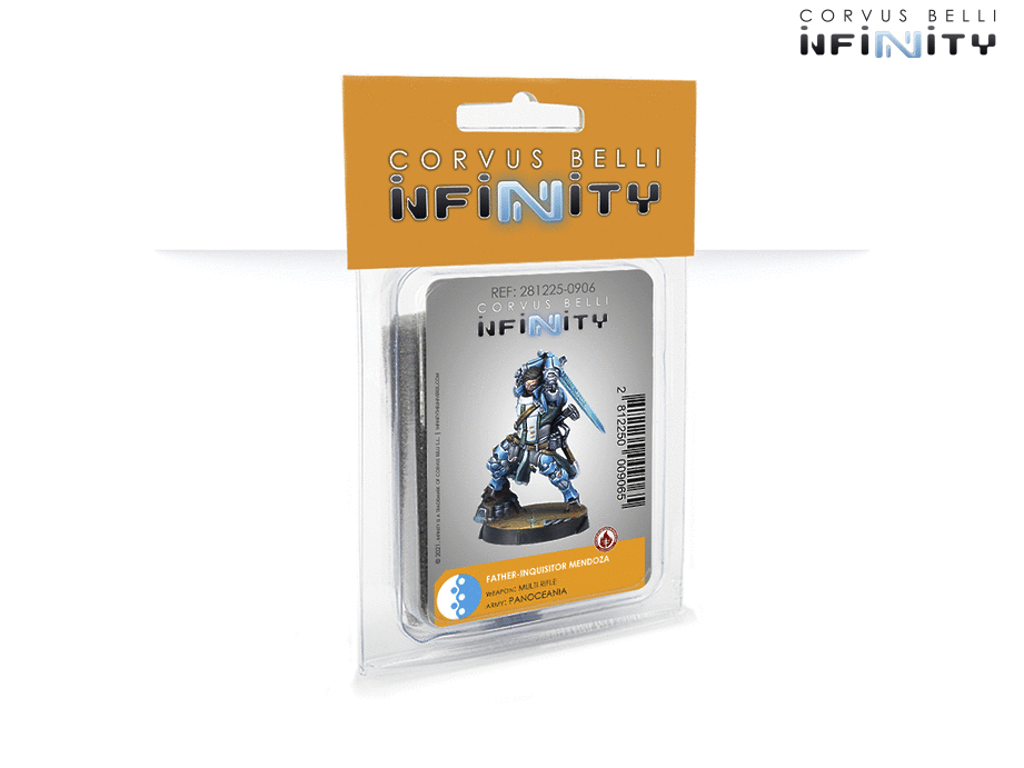 Infinity PanOceania Padre-Inquisidor Mendoza (Multi Rifle) Miniature Game Figure Package