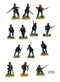American Civil War Union Infantry 1861-1865 (28 mm) Scale Model Plastic Figures Painted Sample