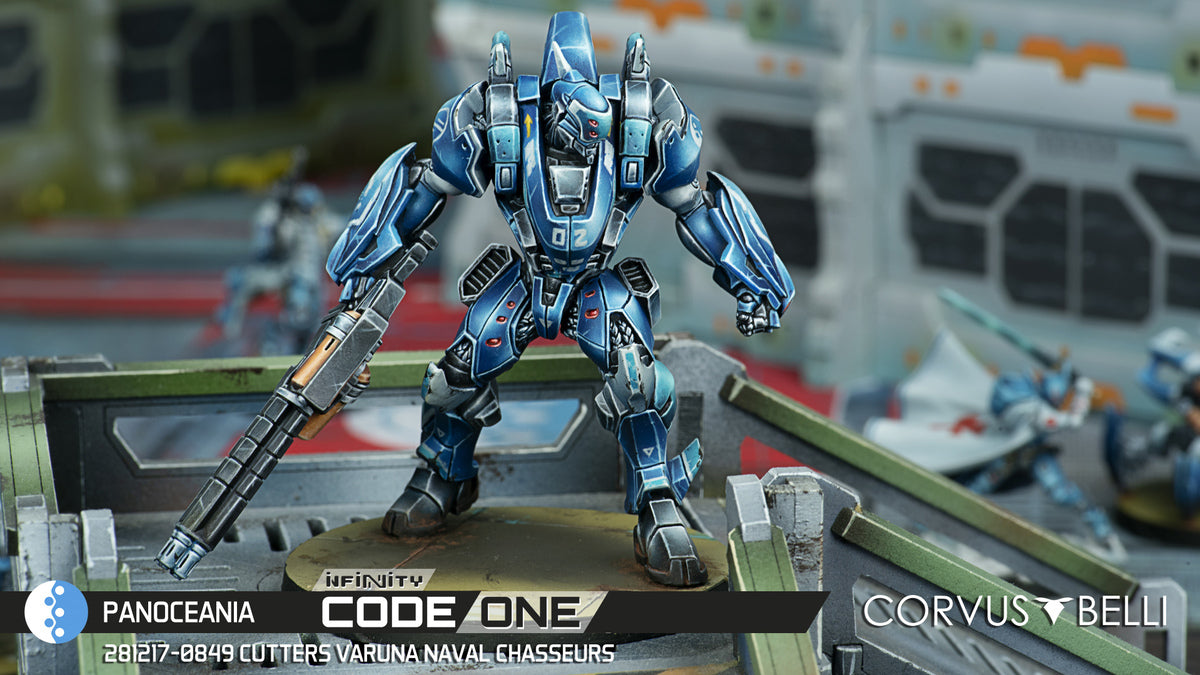 Corvus Belli | Infinity CodeOne PanOceania Cutters (TAG) Miniature Game ...