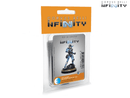 Infinity PanOceania Patsy Garnett, Orc Troops Varuna Div. NCO (Submachine Gun) Miniature Game Figure Blister Packaging