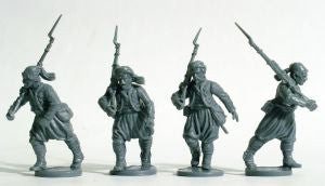 Perry Miniatures American Civil War Zouaves 1861-1865 (28 mm) Scale Model Plastic Figures Unpainted Sample Figures