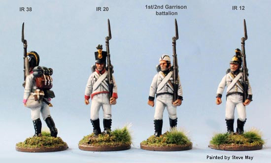Napoleonic Austrian “German” Infantry 1809 - 1815 28 mm Scale Model Plastic Figures Painted Sample Other Examples