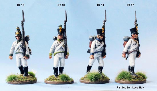 Painted Perry Miniatures Austrian German Infantry battalion 28mm figures