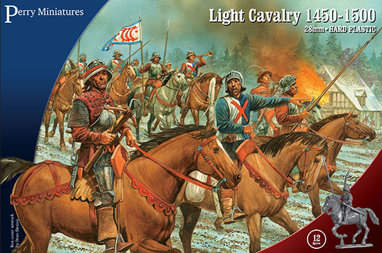 Perry Miniatures Light Cavalry 1450-1500 28mm Box Art