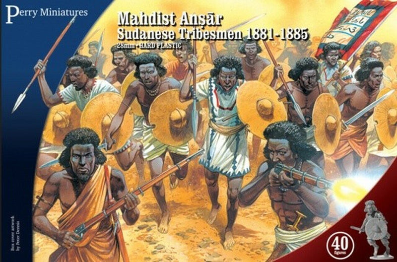 Mahdist Ansar Sudanese Tribesmen 1881-1885 (28 mm) Scale Model Plastic Figures By Perry Miniatures
