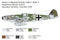 Messerschmitt Bf 109 K-4, 1/72 Scale Model Kit 9/JG77 1944 Version