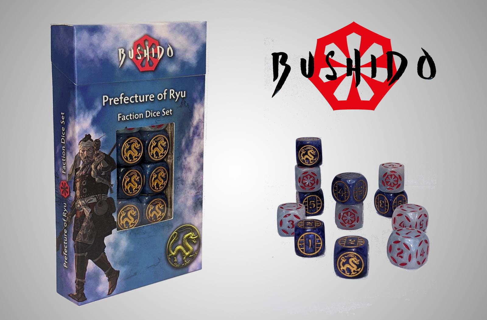 Bushido Prefecture of Ryu Faction Dice Set