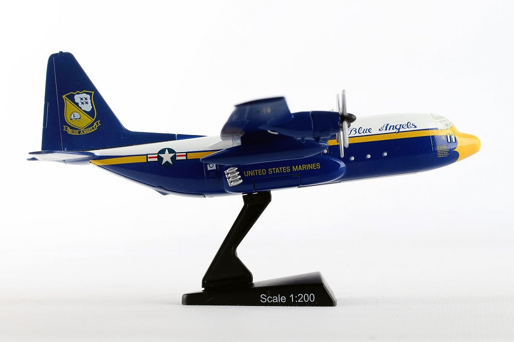 Lockheed Martin C-130 Hercules “Fat Albert” Blue Angeles 1/200 Scale Model