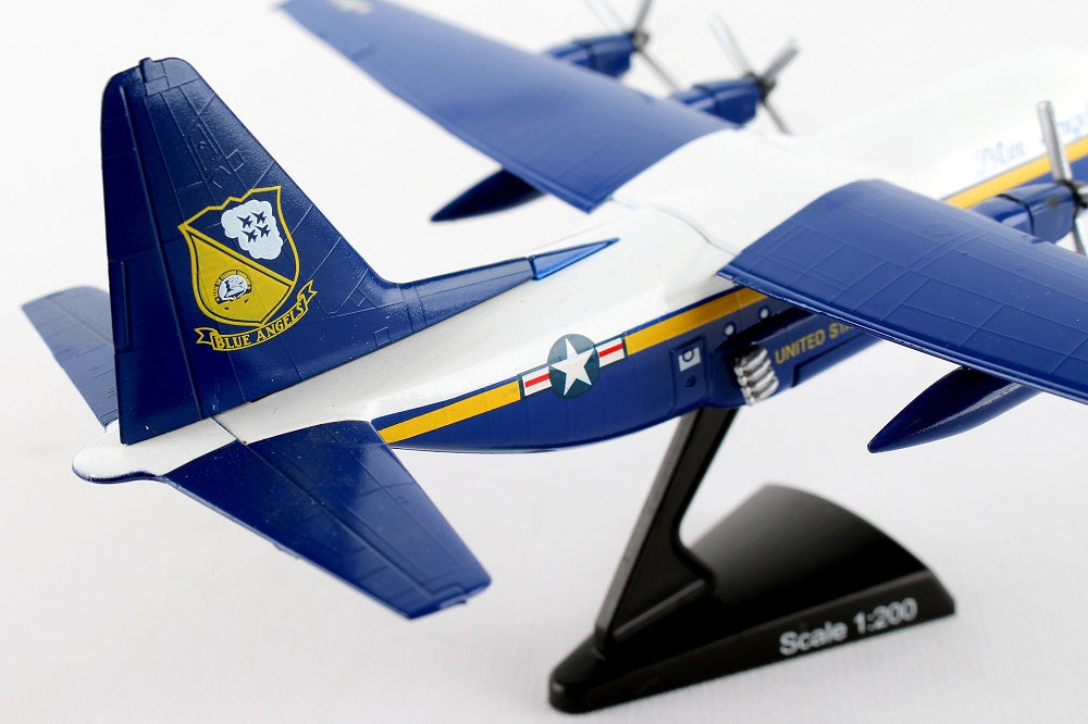 Lockheed Martin C-130 Hercules “Fat Albert” Blue Angeles 1/200 Scale Model