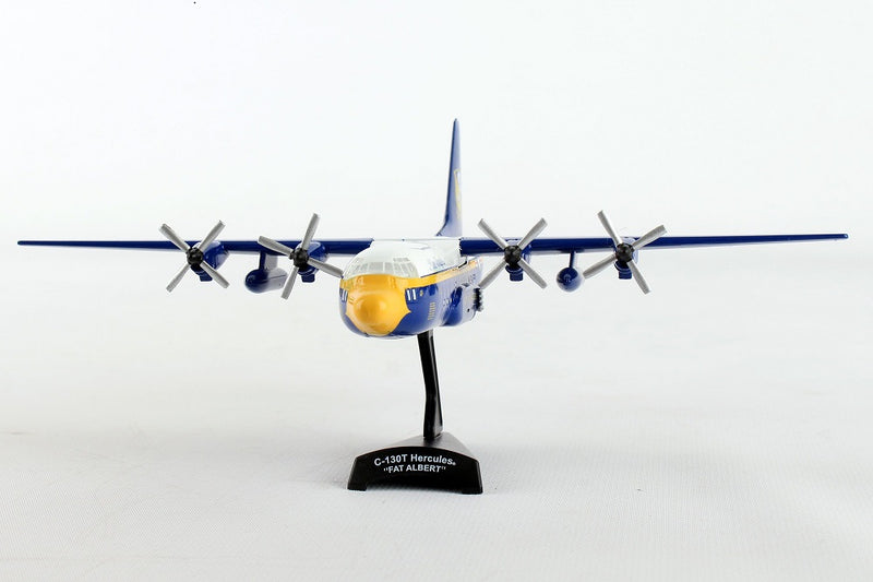 Lockheed Martin C-130 Hercules “Fat Albert” Blue Angeles 1/200 Scale Model By Daron Front View