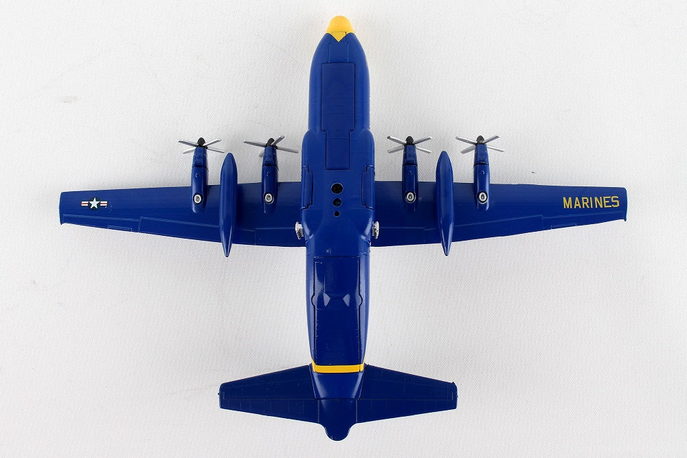 Lockheed Martin C-130 Hercules “Fat Albert” Blue Angeles 1/200 Scale Model By Daron Postage Stamp Bottom View