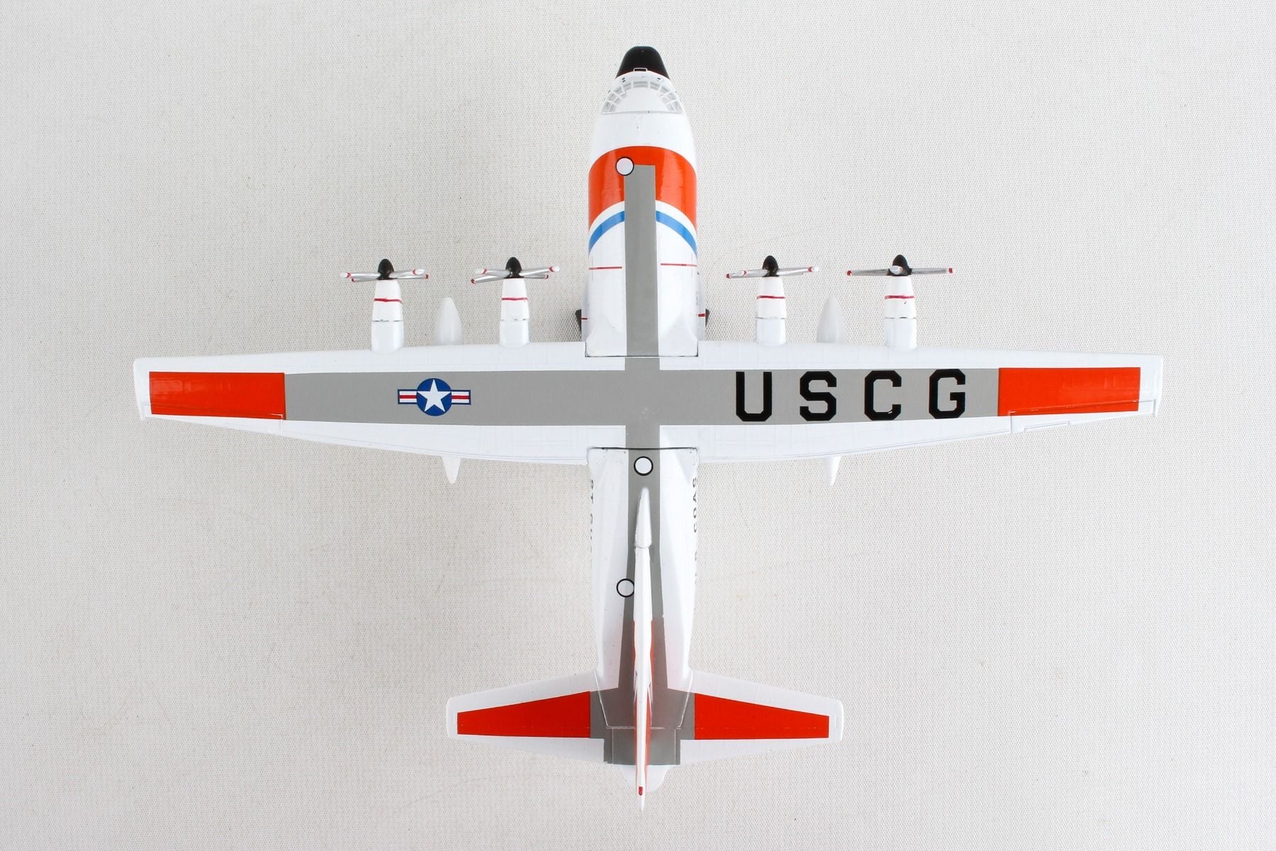 Lockheed Martin C-130 Hercules United States Coast Guard 1/200 Scale Model Top View