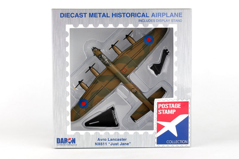 Avro Lancaster RAF “Just Jane” 1/150  Scale Model By Daron Postage Stamp Box
