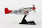 North American P-51D Mustang Tuskegee Airmen, 1/100 Scale Model Right Side View