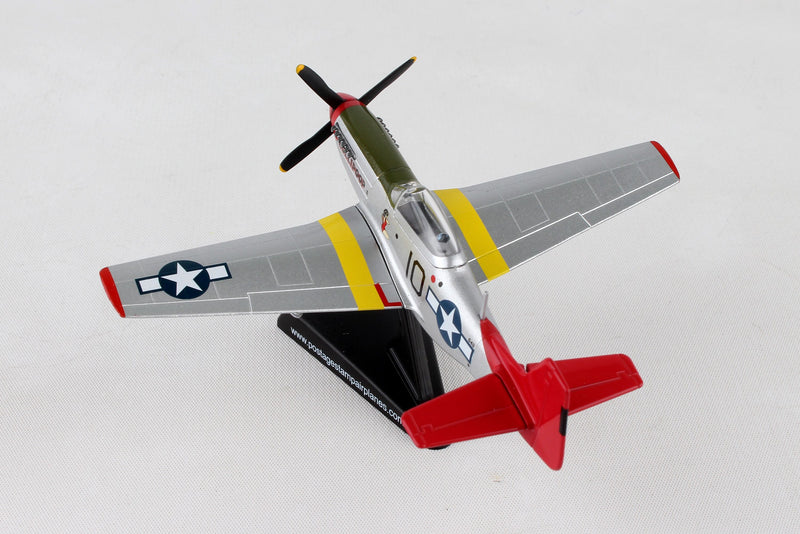 North American P-51D Mustang Tuskegee Airmen, 1/100 Scale Model Left Rear View