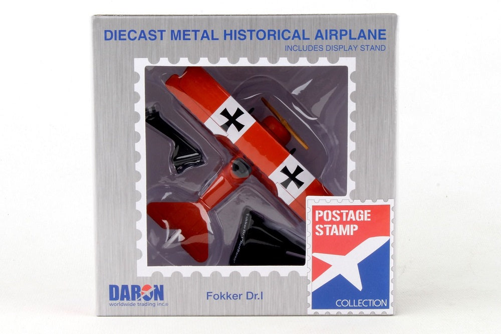 Fokker DR.1 "Red Baron" 1/63  Scale Model Box Front