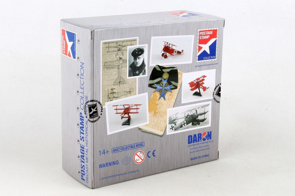 Fokker DR.1 "Red Baron" 1/63  Scale Model Back Of Box