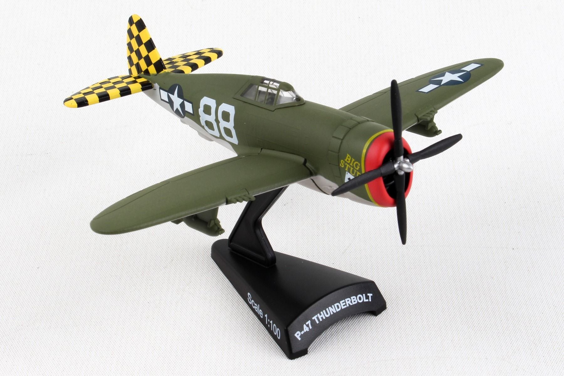 Republic P-47 Thunderbolt “Big Stud” 1/100 Scale Model Right Front Close Up