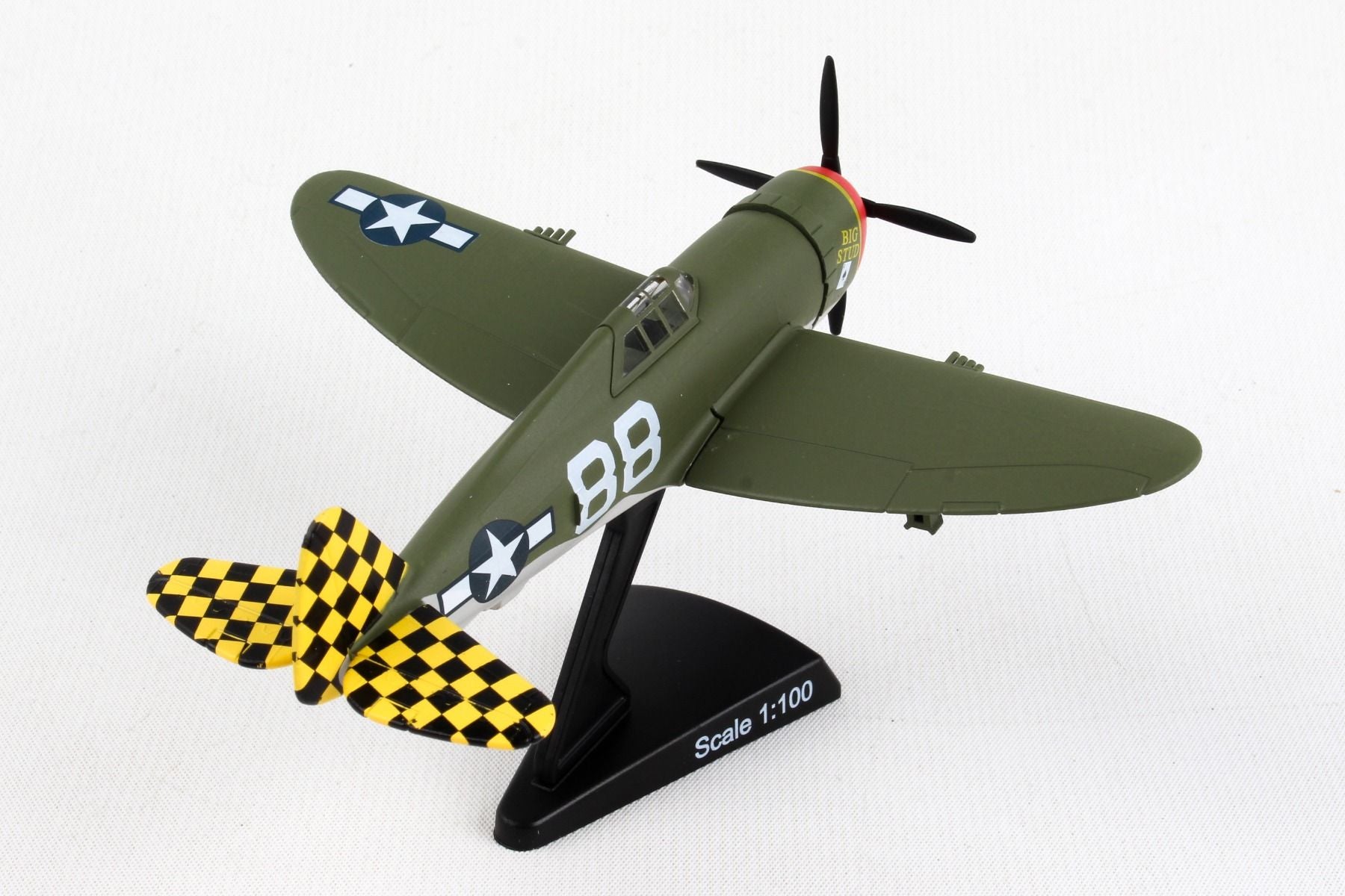 Republic P-47 Thunderbolt “Big Stud” 1/100 Scale Model Right Rear View