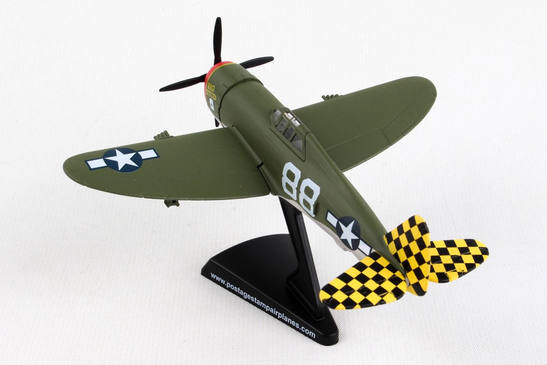 Republic P-47 Thunderbolt “Big Stud” 1/100 Scale Model Left Rear View