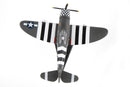 Republic P-47 Thunderbolt "SNAFU" 1944, 1/100  Scale Model By Daron Postage Stamp Top View