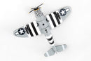 Republic P-47 Thunderbolt "SNAFU" 1944, 1/100  Scale Model By Daron Postage Stamp Bottom View