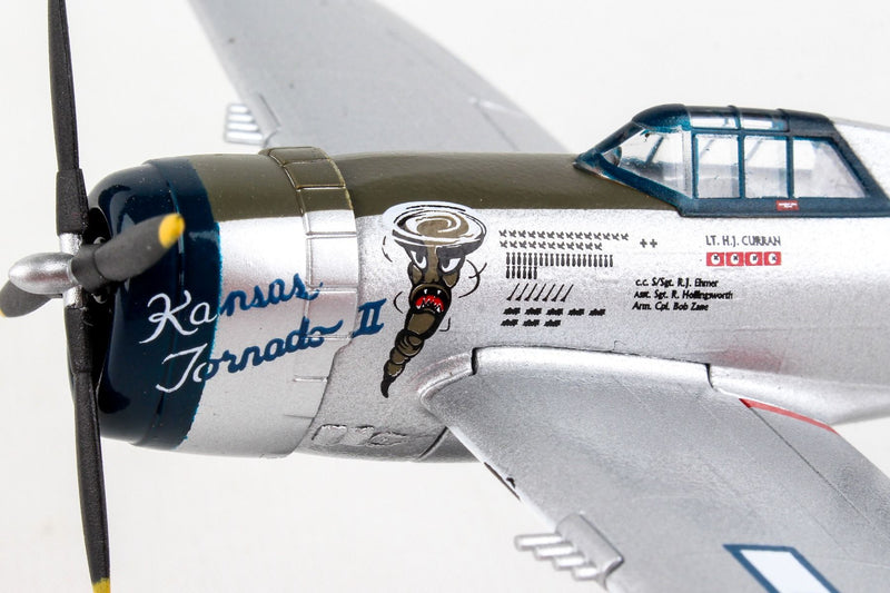 Republic P-47 Thunderbolt “Kansas Tornado II” 1/100 Scale Model Nose Art Close Up