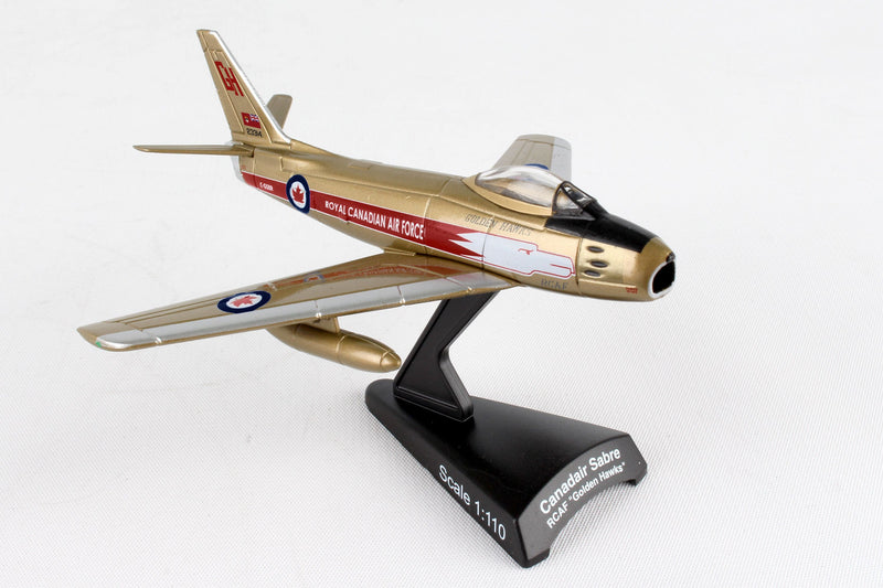 Canadair Sabre “Golden Hawks” Royal Canadian Air Force 1/110  Scale Model Right Front View