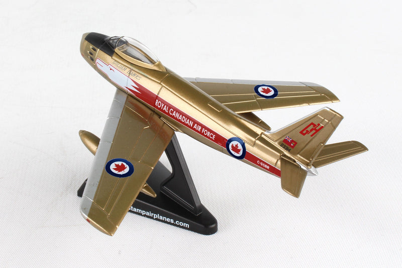 Canadair Sabre “Golden Hawks” Royal Canadian Air Force 1/110  Scale Model Left Rear View