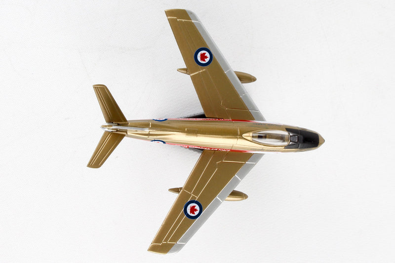Canadair Sabre “Golden Hawks” Royal Canadian Air Force 1/110  Scale Model Top View