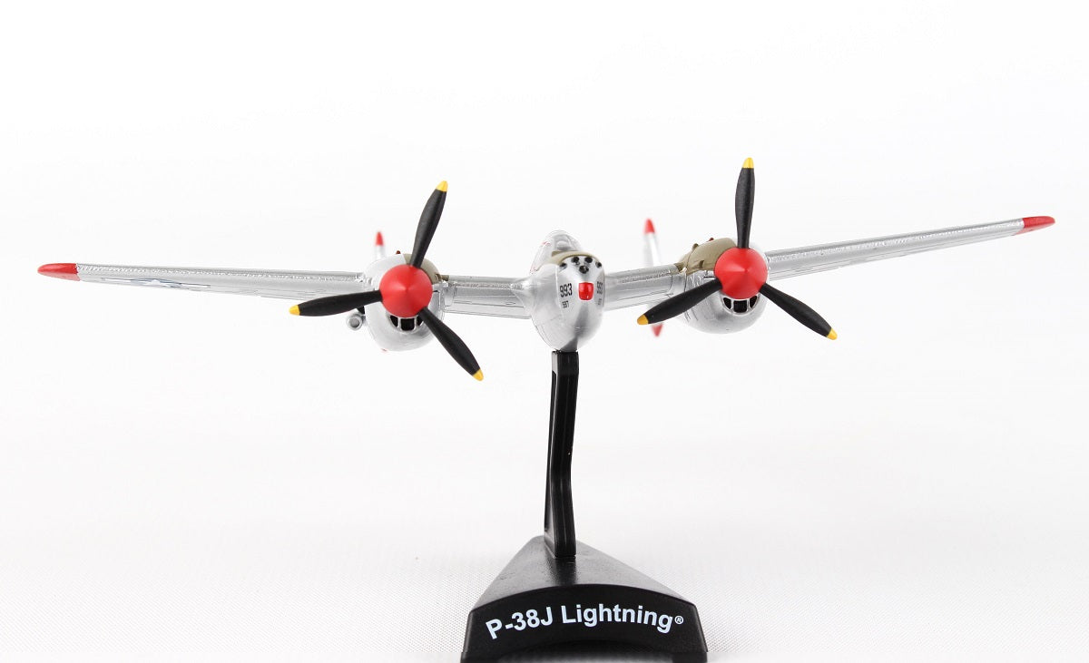 Lockheed P-38J Lightning “Marge”  1/115  Scale Model By Daron Postage Stamp Front View