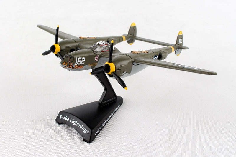 Lockheed P-38J Lightning “23 Skido” 1/115  Scale Model By Daron Postage Stamp