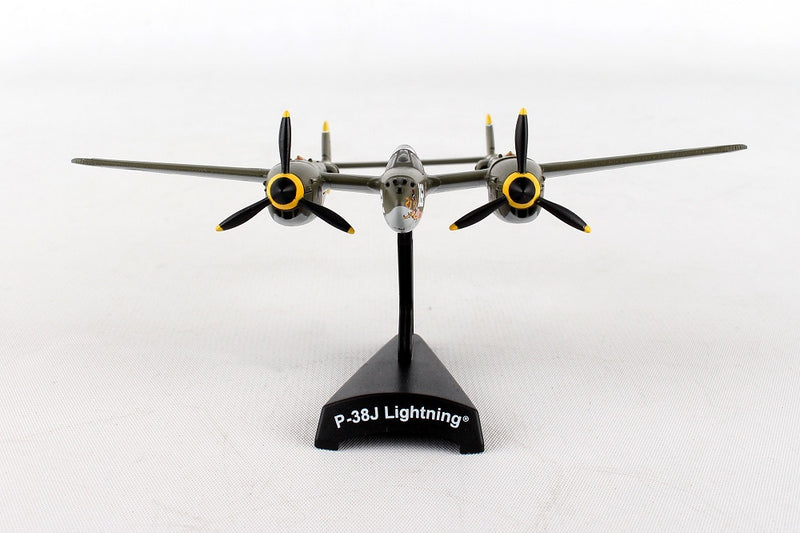 Lockheed P-38J Lightning “23 Skido” 1/115  Scale Model By Daron Postage Stamp Front View