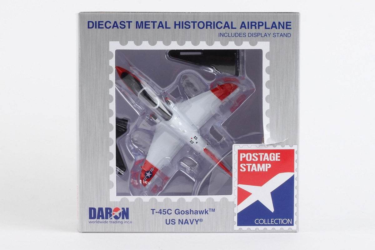 T-45C Goshawk 1/100  Scale Model By Daron Postage Stamp Box