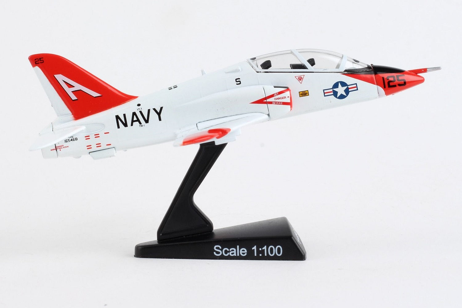 T-45C Goshawk 1/100  Scale Model By Daron Postage Stamp Right Side View