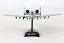 Fairchild Republic A-10 Thunderbolt II (Warthog) 163rd FS “Blacksnakes” 1:140 Scale Diecast Model Front View