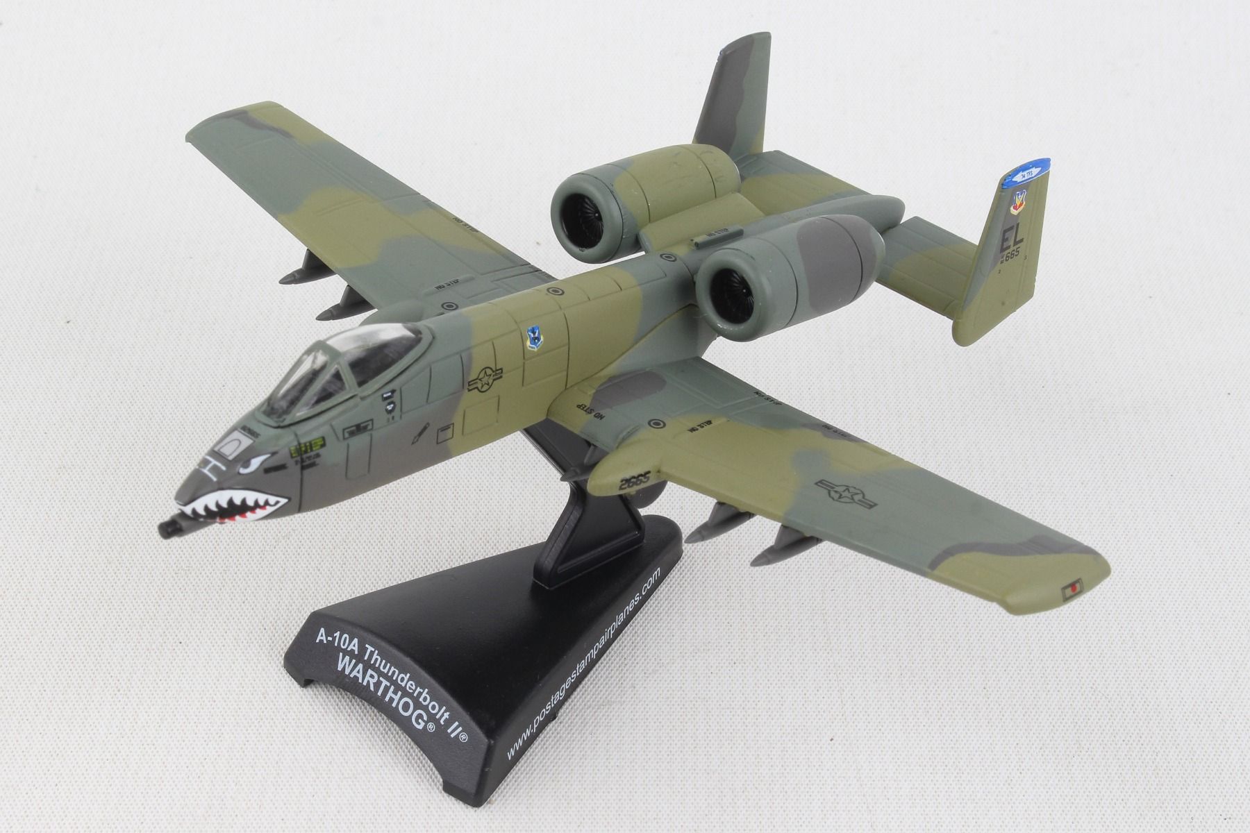 Fairchild Republic A-10A Thunderbolt II (Warthog) 74th FS “Flying Tigers” 1990, 1:140 Scale Diecast Model