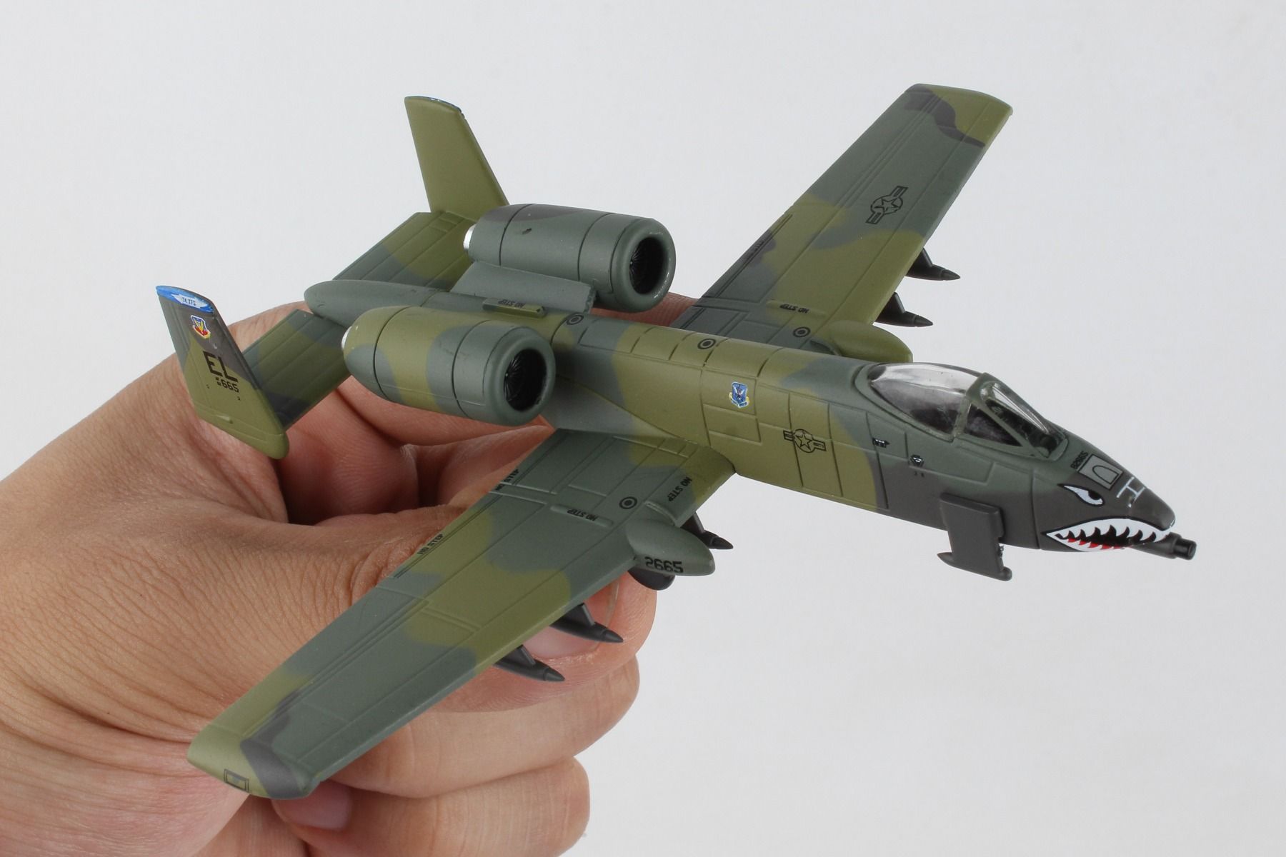 Fairchild Republic A-10A Thunderbolt II (Warthog) 74th FS “Flying Tigers” 1990, 1:140 Scale Diecast Model