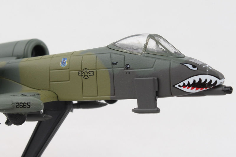 Fairchild Republic A-10A Thunderbolt II (Warthog) 74th FS “Flying Tigers” 1990, 1:140 Scale Diecast Model Nose Detail