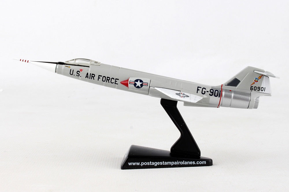 Lockheed F-104 Starfighter 479th TFW 1/120  Scale Model By Daron Postage Stamp Left Side View