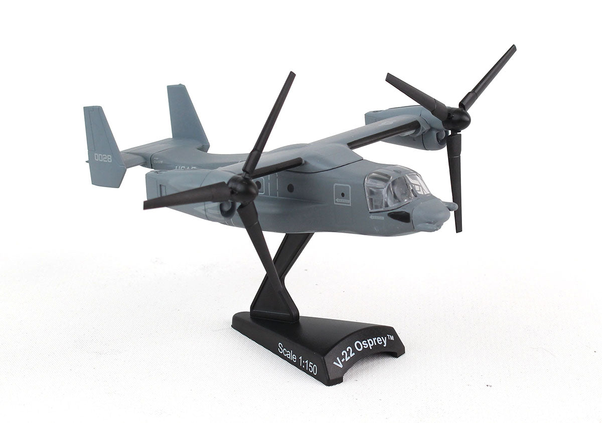 Bell Boeing V-22 Osprey USAF 1:150 Scale Diecast Model By Daron Postage Stamp