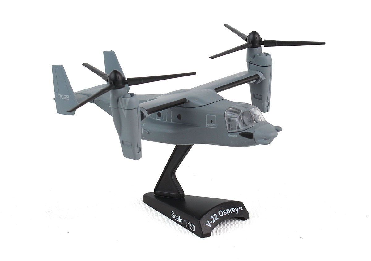 Bell Boeing V-22 Osprey USAF 1:150 Scale Diecast Model By Daron Postage Stamp VTOL Mode