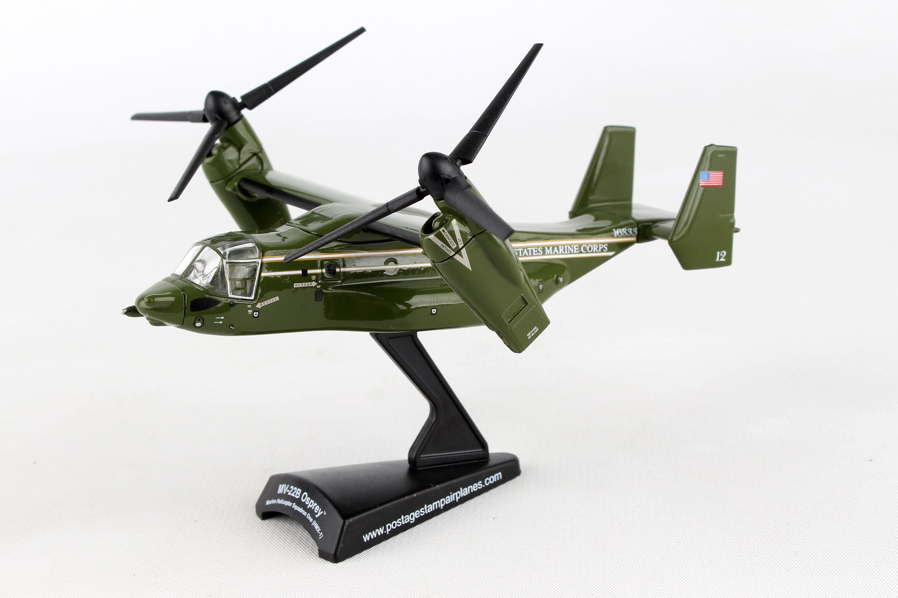 Bell Boeing MV-22B Osprey HMX-1, 1:150 Scale Diecast Model