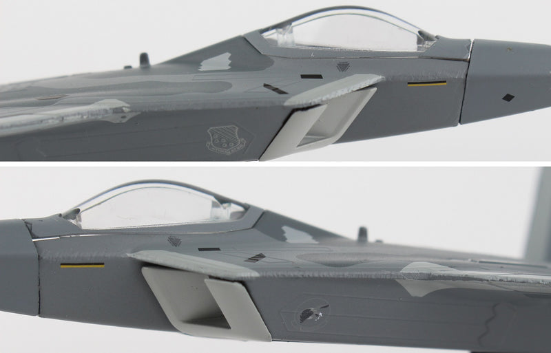 Lockheed Martin F-22 Raptor USAF 1/145 Scale Model By Daron Postage Stamp Intake Detail