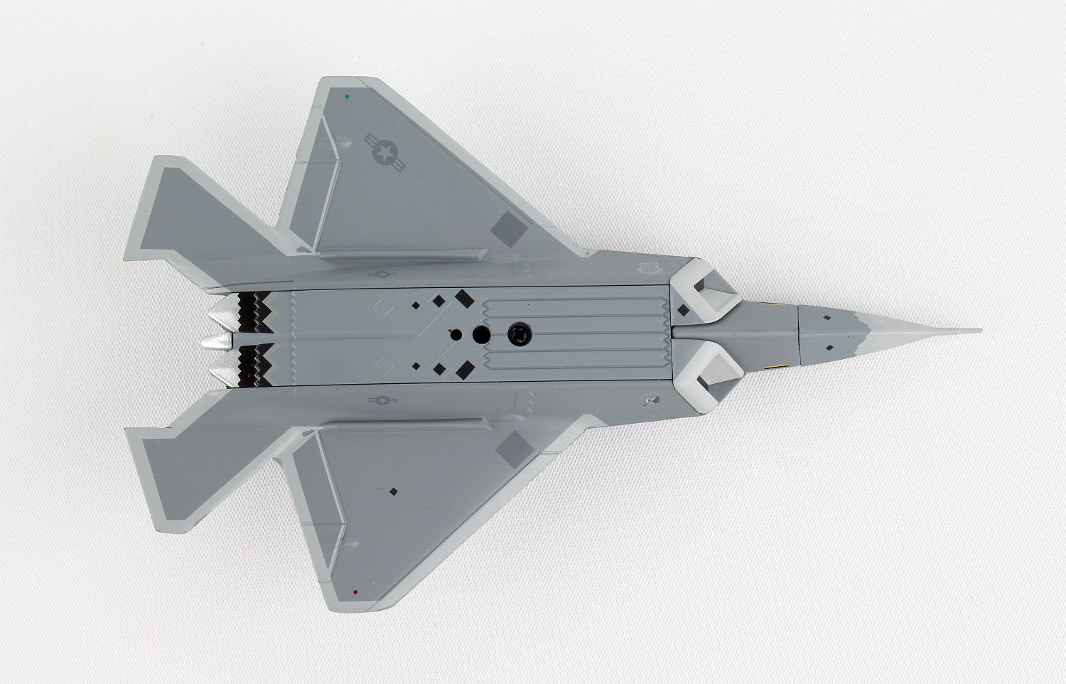 Lockheed Martin F-22 Raptor USAF 1/145 Scale Model By Daron Postage Stamp Bottom View