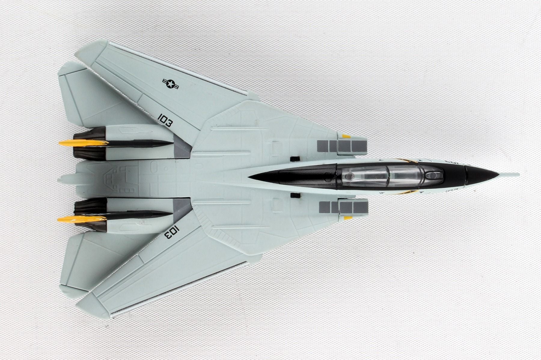 Grumman F-14 Tomcat VF-103 Jolly Rogers 1/160 Scale Model Top View