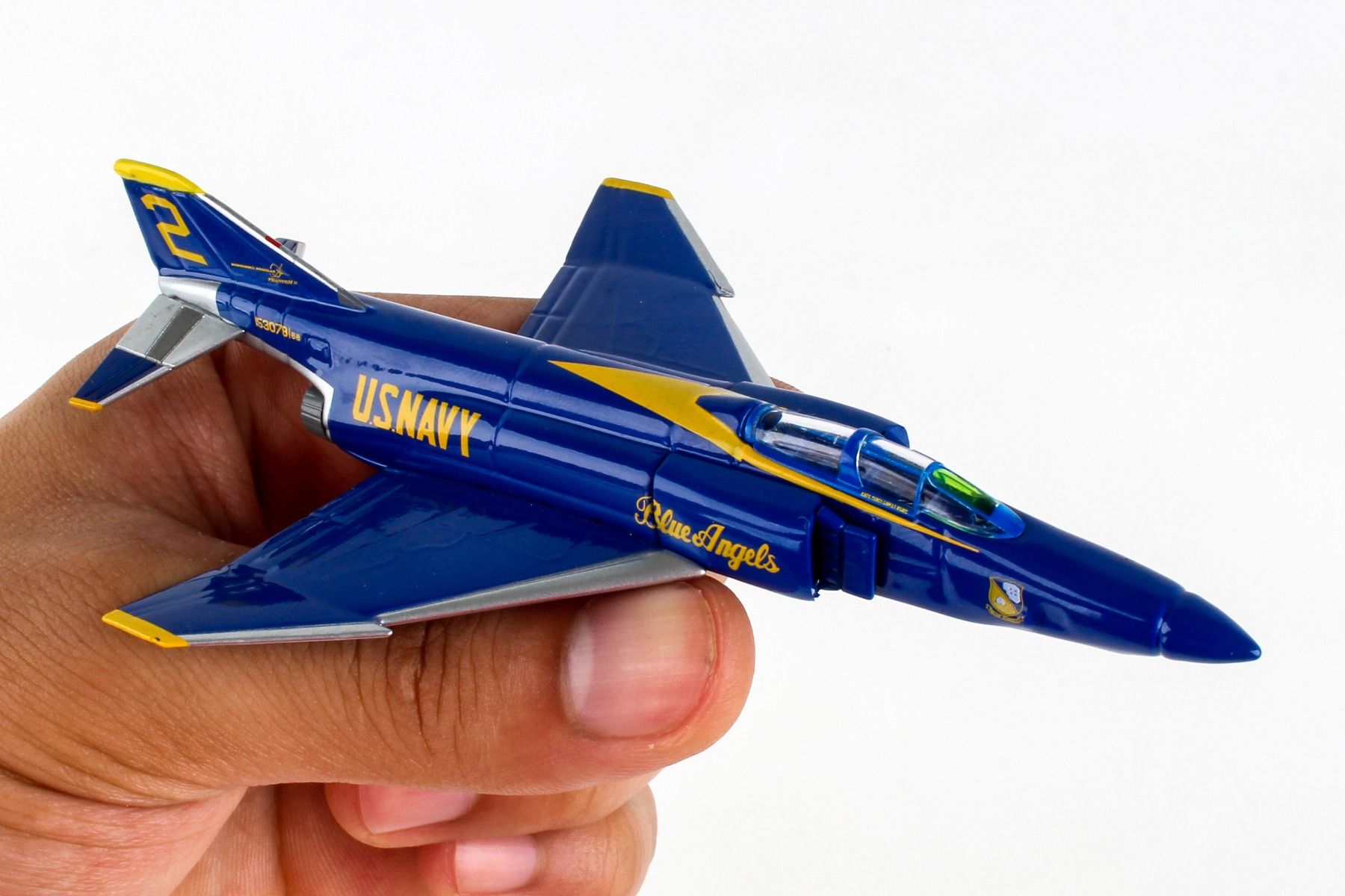 McDonnell Douglas F-4 Phantom II Blue Angels 1/155 Scale Model